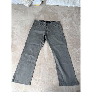 Wrangler Gray Stretch Work Pants Men’s — Slim Fit / Lightweight —size 38x29
